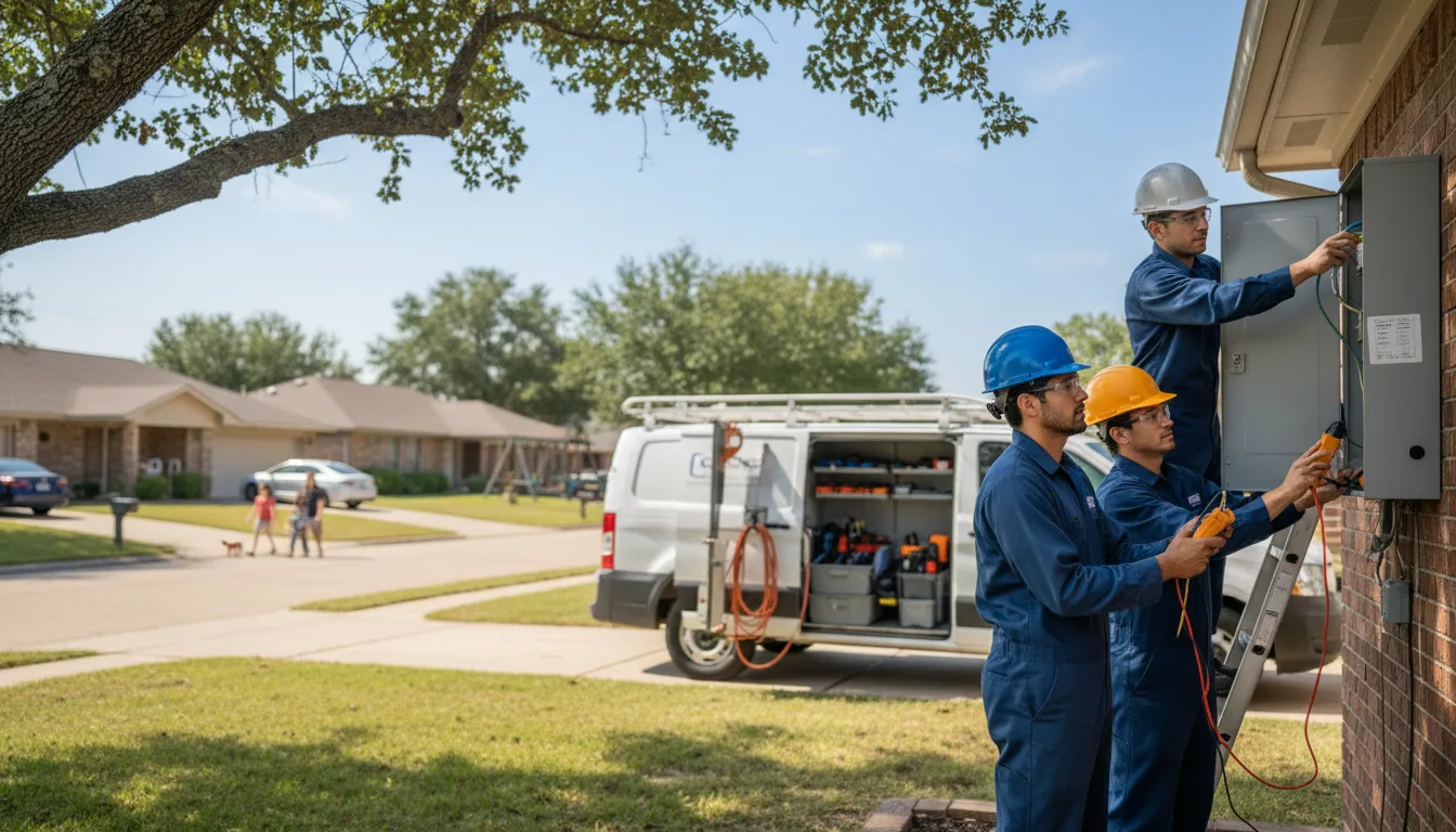 Certified electrician providing emergency electrical services in Roduco, NC